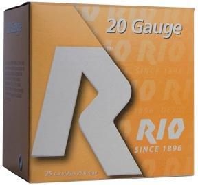 Rio Outdoors Field 20 ga 2 3/4in 2 dr 1 oz 6 1250 fps - 25/box