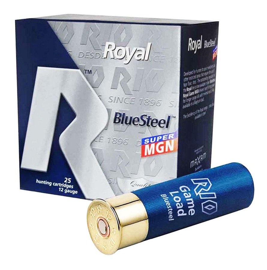 Rio Outdoors Royal BlueSteel 12 ga 3 1/2in MAX 1 3/8 oz BB 1550 fps 25/ct