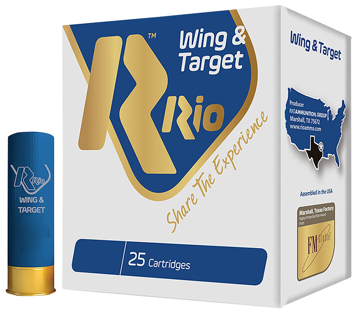RIO Outdoors Ammunition WT2875 Wing Target 12 Gauge 2.75in 1oz 7.5 Shot 25