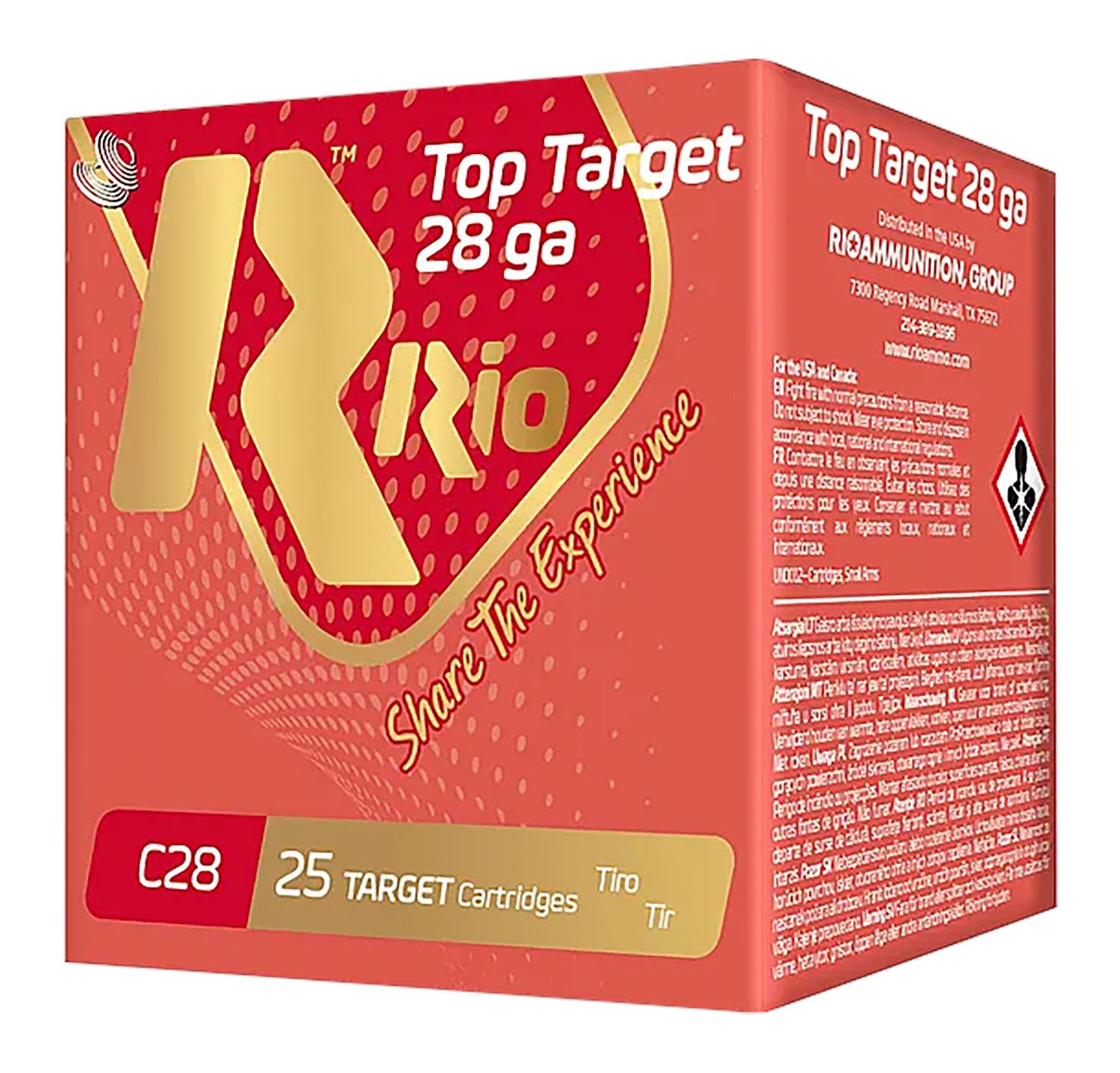 RIO Outdoors Ammunition RCHV286 Game Load 28 Gauge 2.75in 1oz 6 Shot 25 Per