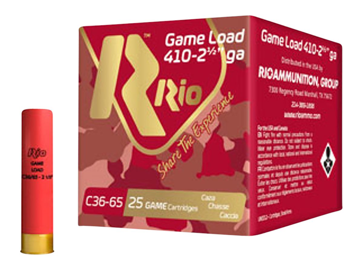 RIO Outdoors Ammunition RC368 Game Load Heavy Field 410 Gauge 2.50in 1/2oz