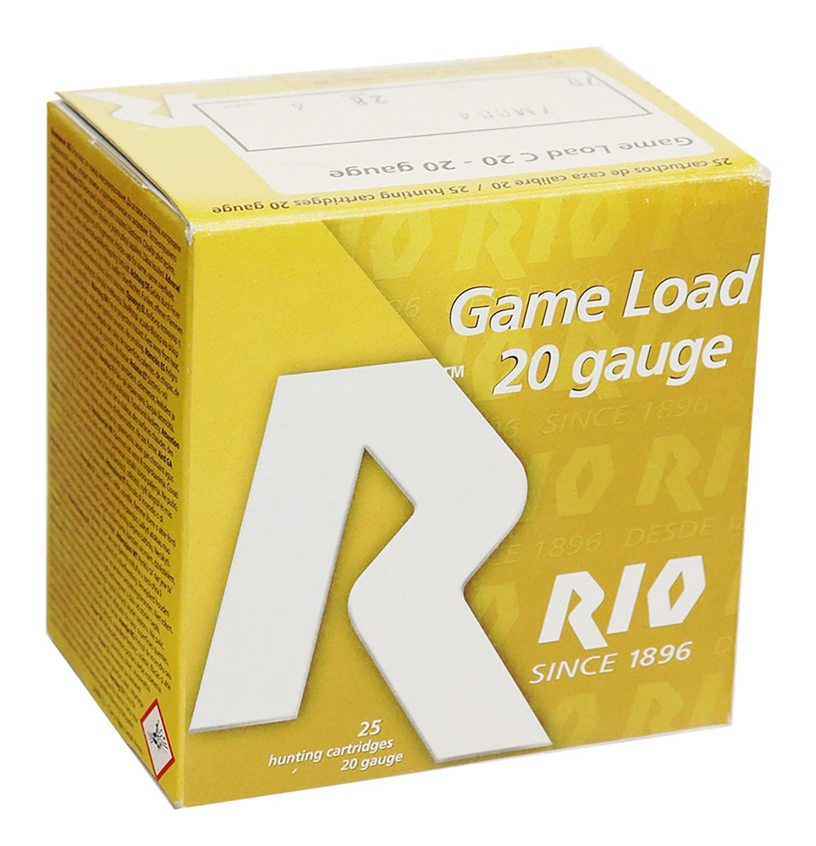 RIO Outdoors Ammunition RC20MGN6 Game Load 20 Gauge 3in 1 1/4oz 6 Shot 25 P