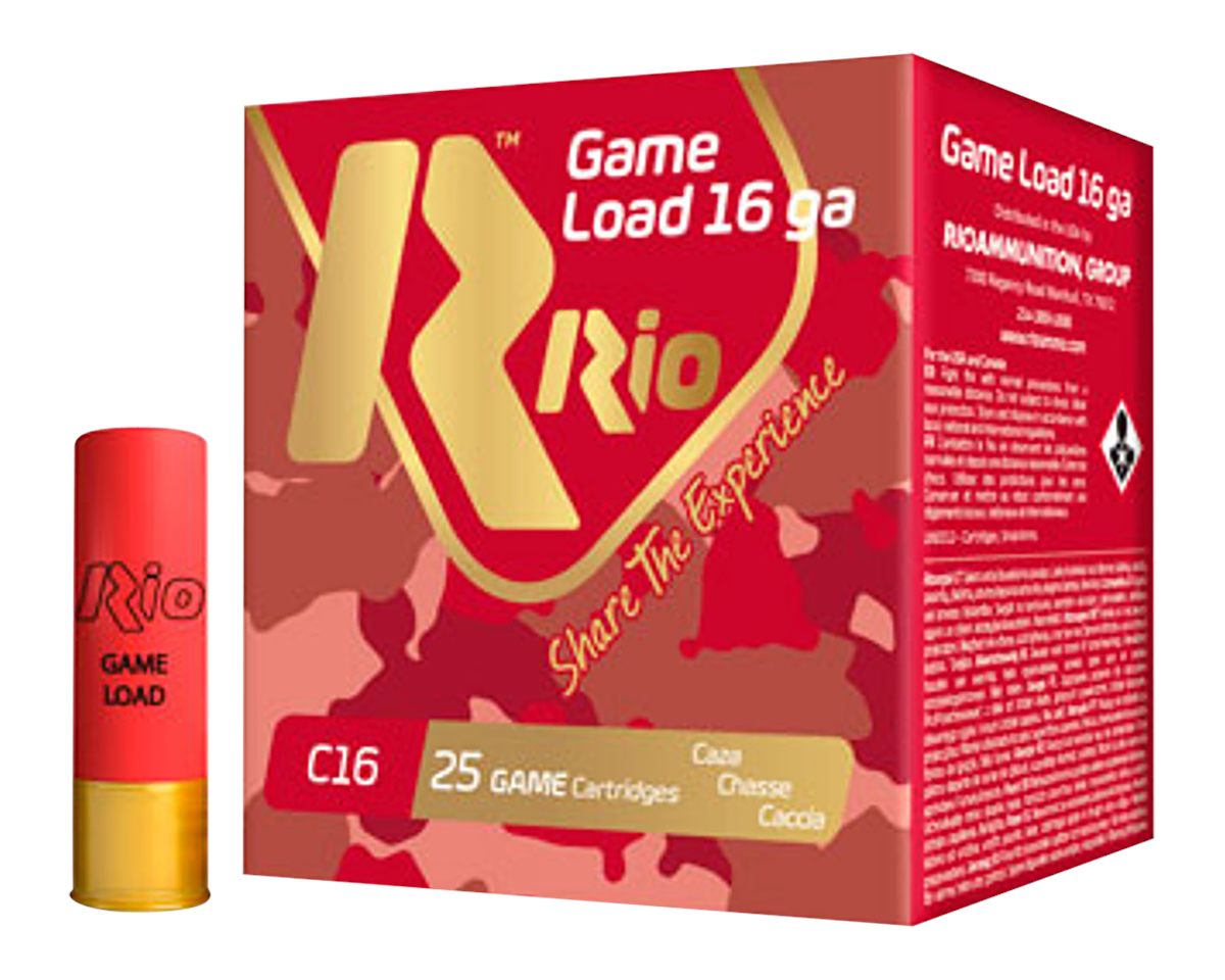 RIO Outdoors Ammunition RCHV1675 Game Load 16 Gauge 2.75in 1 1/8oz 7.5 Shot