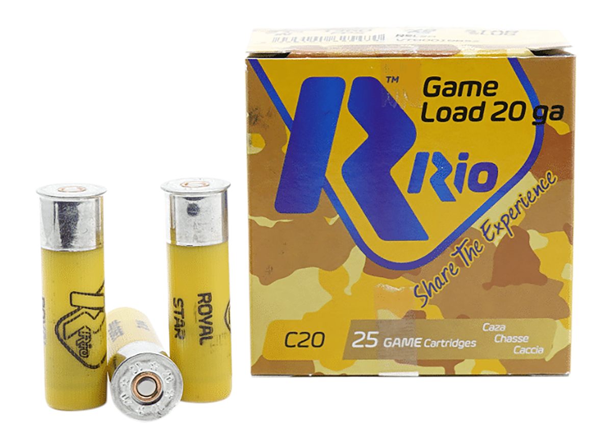 Rio Outdoors Royal Star Slug Shotshell 20 ga 2-3/4in 7/8oz 1360 fps 25/ct