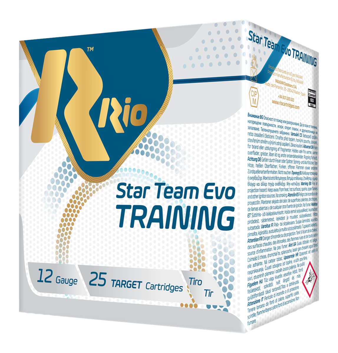 RIO Outdoors Ammunition STT24LT8 Star Team Training 24 Light 12 Gauge 2.75i