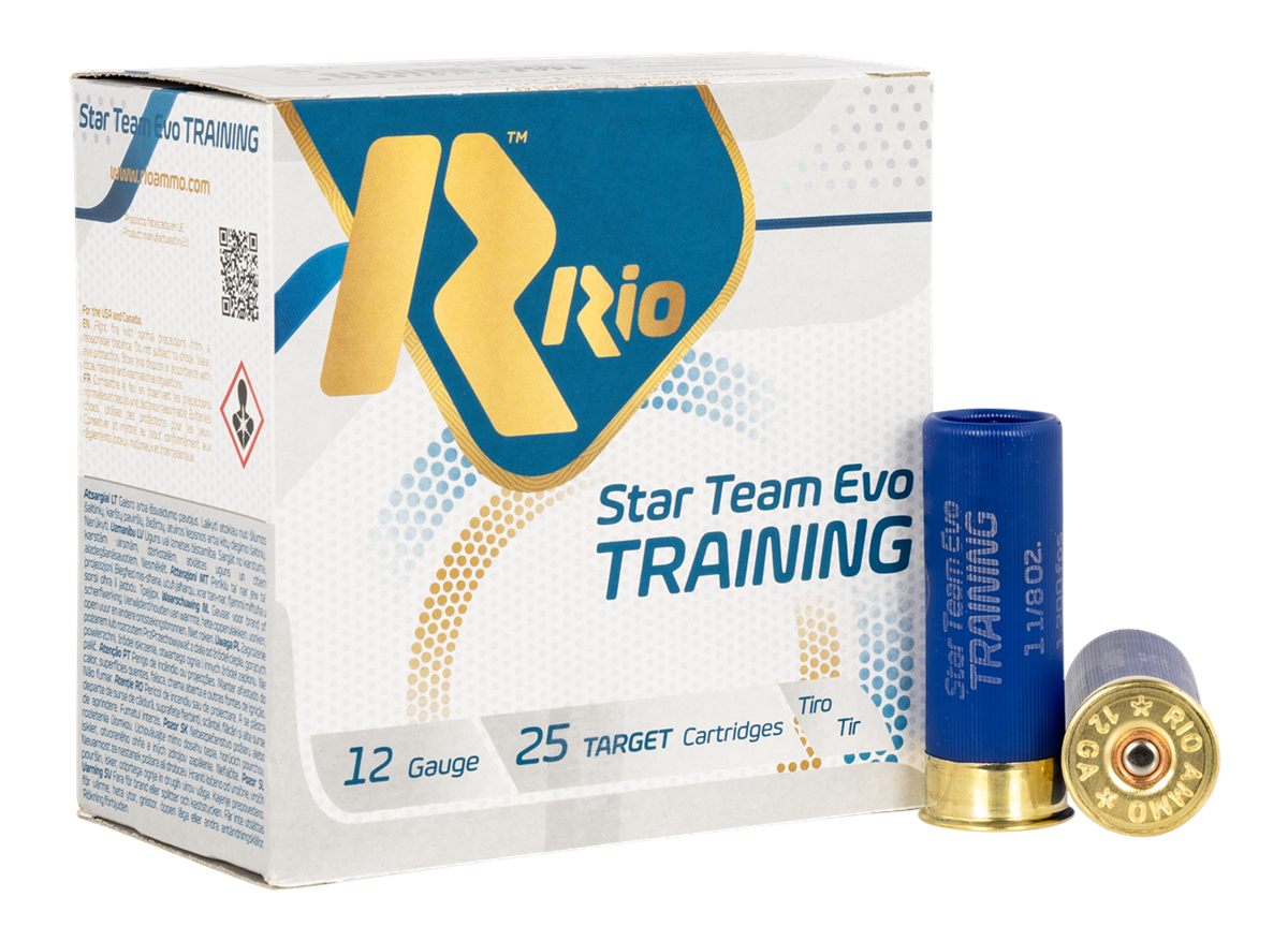 Rio Outdoors Ammunition STT3275 Star Team EVO Training 12 Gauge 2.75in 1 1/