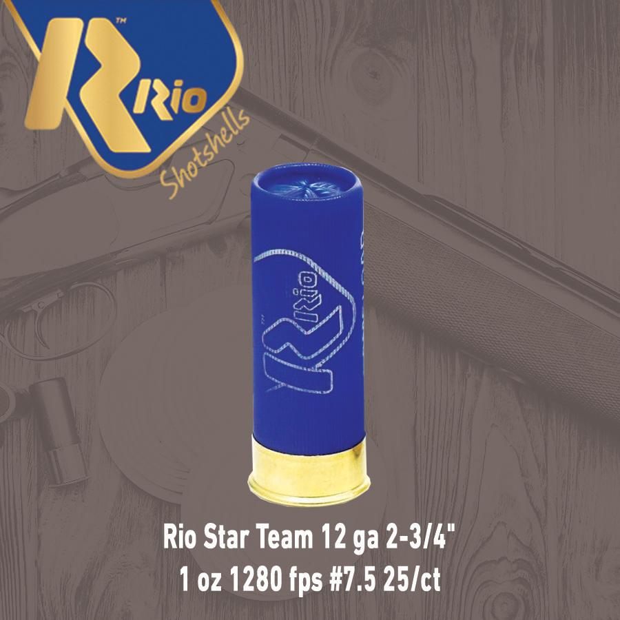 Rio Outdoors Ammunition ST2875 Star Team EVO 12 Gauge 2.75in 1oz 7.5 Shot 2 view 4