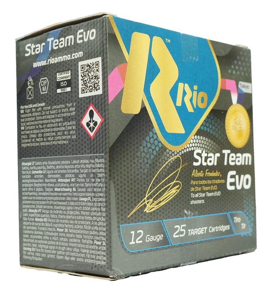 Rio Outdoors Star Team EVO 28 HV Shotshells 12ga 2-3/4in 1oz 1315fps 8 25/c view 2