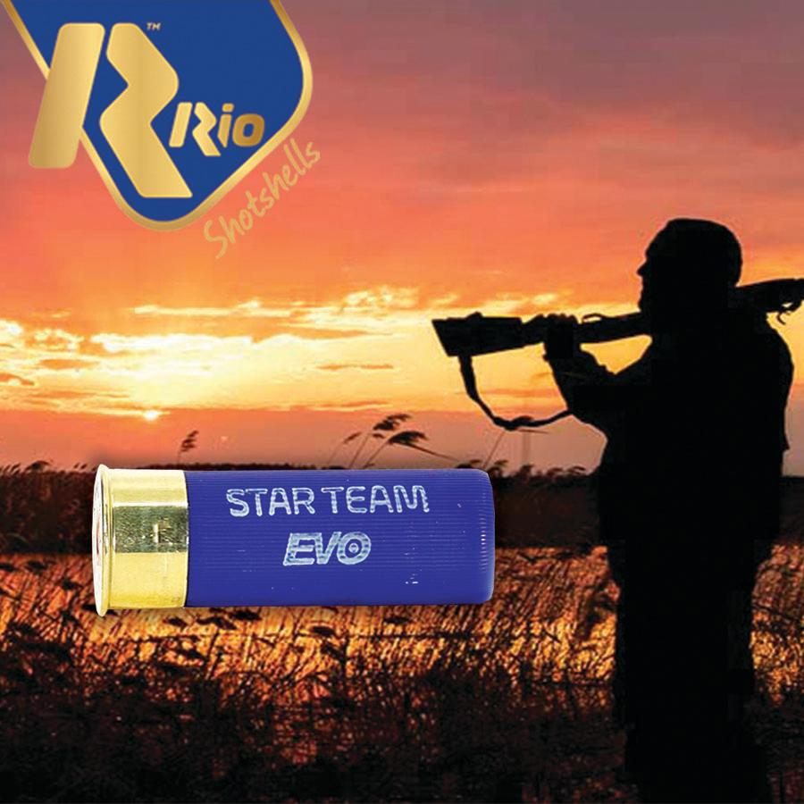Rio Outdoors Star Team Evo 28 HV Shotshells 12 ga 2-3/4in 1 oz 1315 fps 7.5 view 3