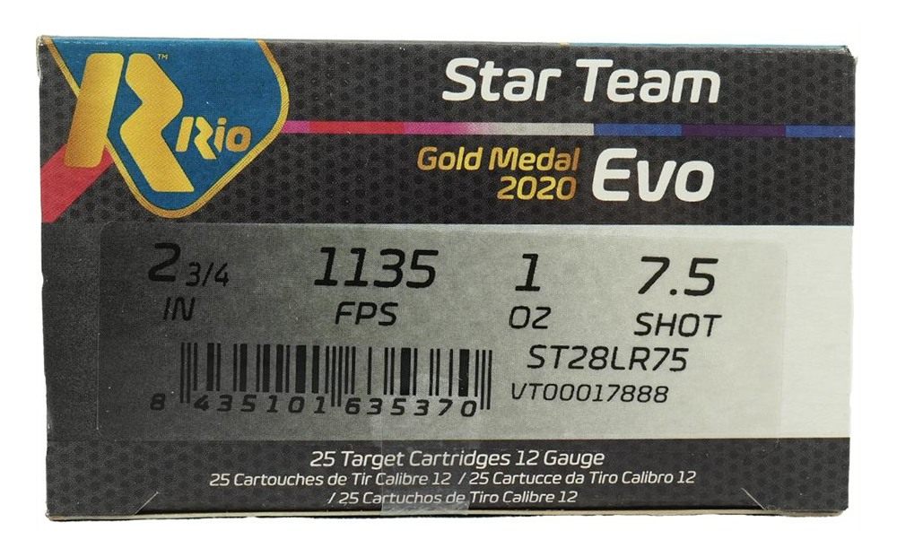 Rio Outdoors Star Team EVO HV 32 Low Recoil Shotshells 12ga 2-3/4in 1/8oz 1 view 3