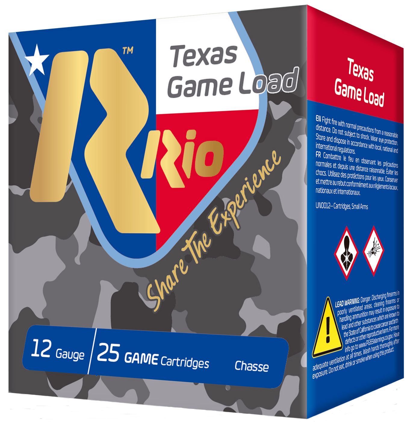 Rio Outdoors Ammunition TGHV3675TX Texas Game Load High Velocity 12 Gauge 2