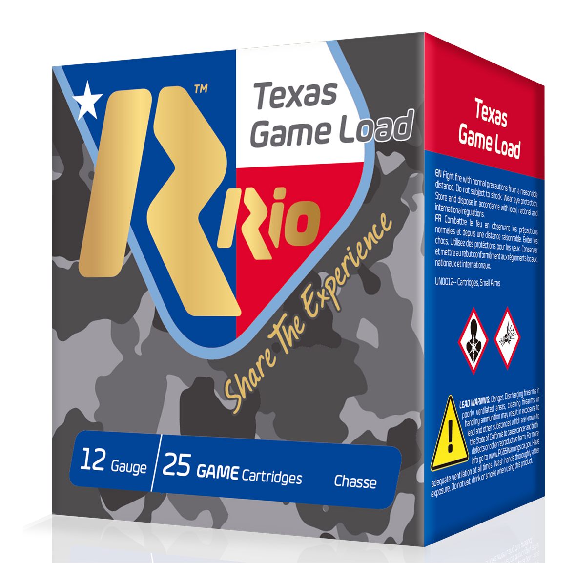 RIO Outdoors Ammunition TGHV366TX Texas Game Load High Velocity 12 Gauge 2.