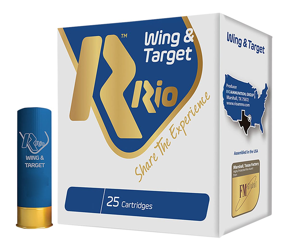 RIO Outdoors Ammunition WT288 Wing Target 12 Gauge 2.75in 1oz 8 Shot 25 Per