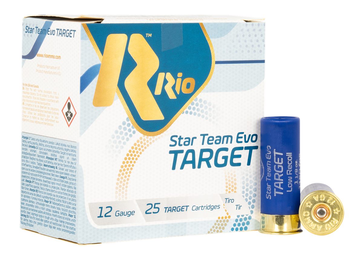 RIO Outdoors Ammunition STT32LR75 Team Target 12 Gauge 2.75in 1 1/8oz 7.5 S