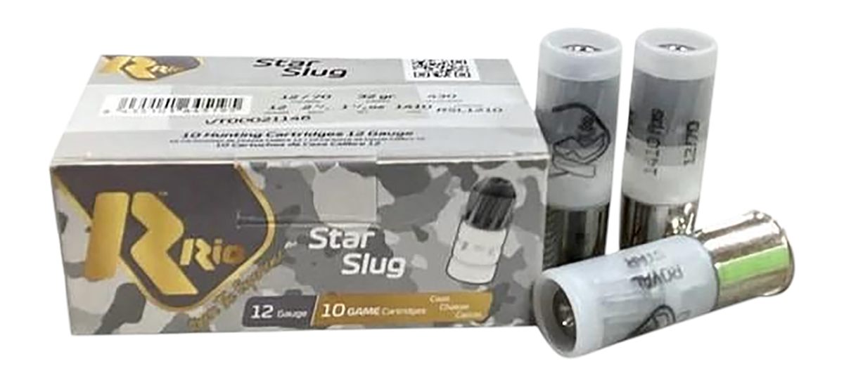 Rio Outdoors Ammunition RSL1210 12 Gauge 2.75in Slug Shot 10 Per Box/25 Cas