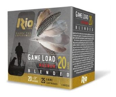 Rio Outdoors Game Blended HV Lead Load Shotshells 20ga 3in 1/4oz 1300 fps 7