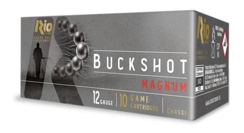 Rio Outdoors Royal Buck 15P 3'' Magnum Shotshells 12ga 3in 1200 fps 00 10/c