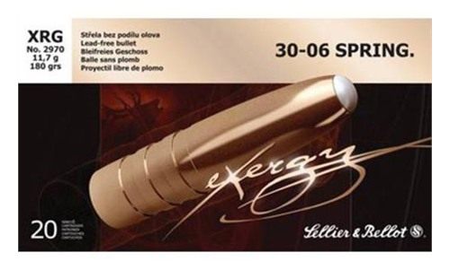 Sellier Bellot eXergy Blue Solid Copper 30-06 180gr SP 20/rd