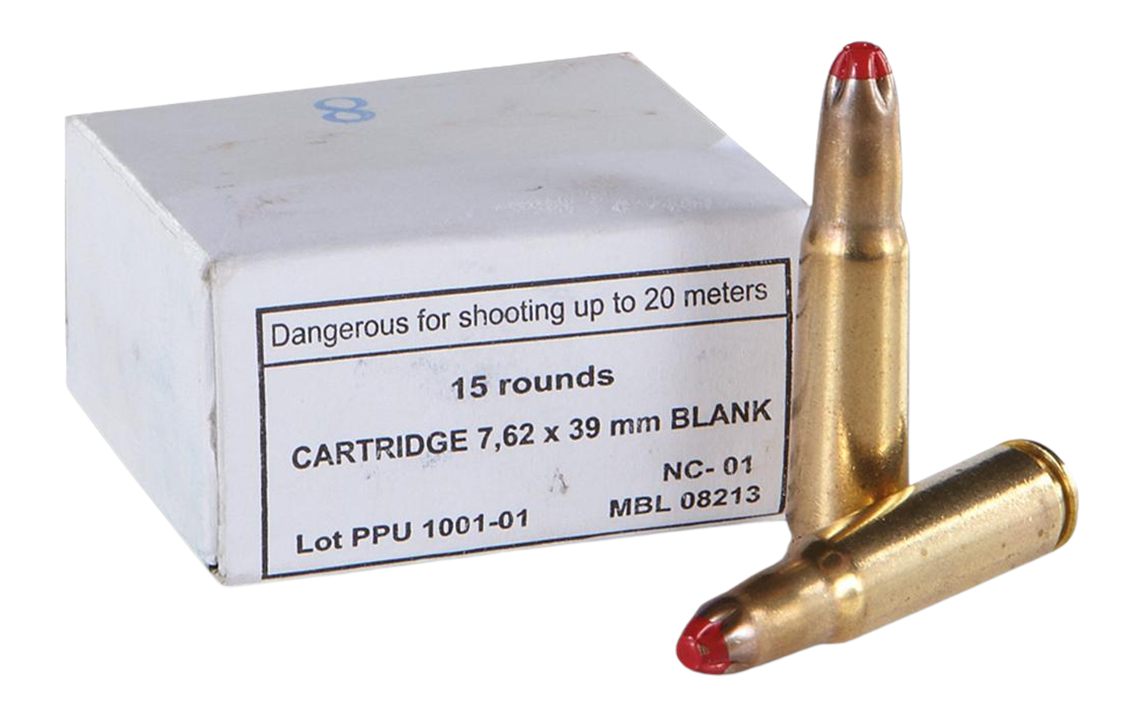 Ppu Ppb739 7.62x39 Blank M68