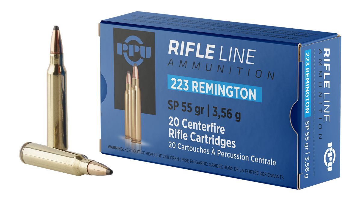 Prvi Partizan PPU PP223S Standard Rifle 223 Rem 55gr Soft Point 20 Per Box/