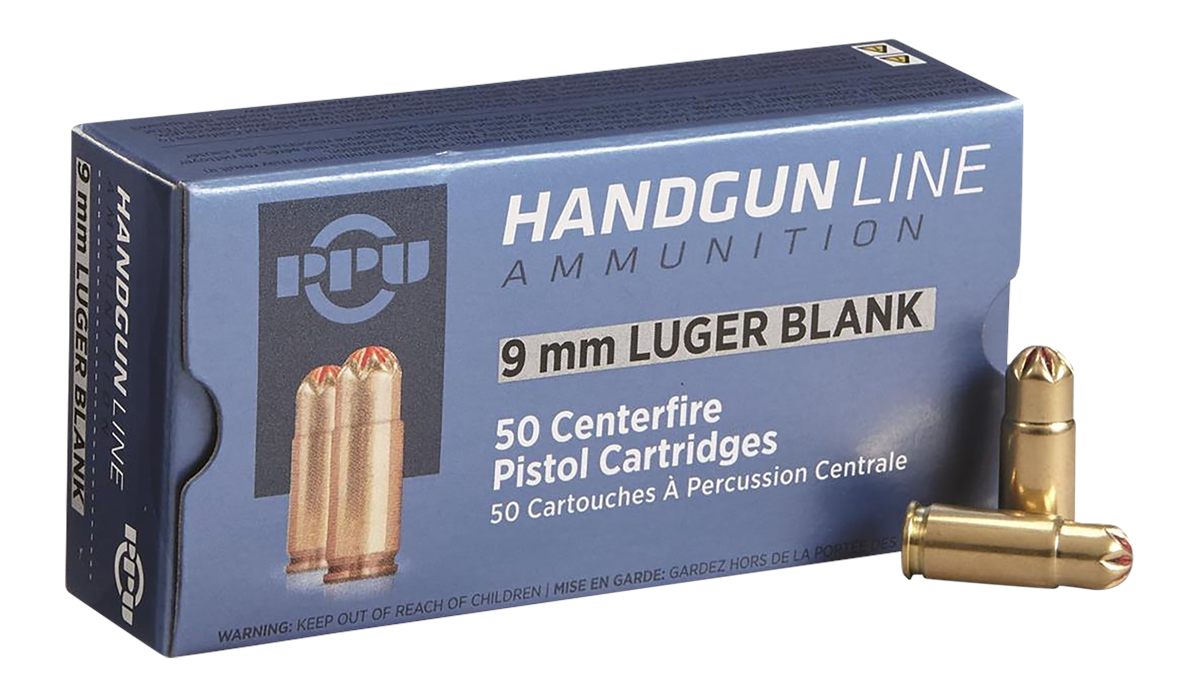 TRZ Trading PPU PPB9L Blank Ammo 9mmLuger 50 Per Box/20 Case