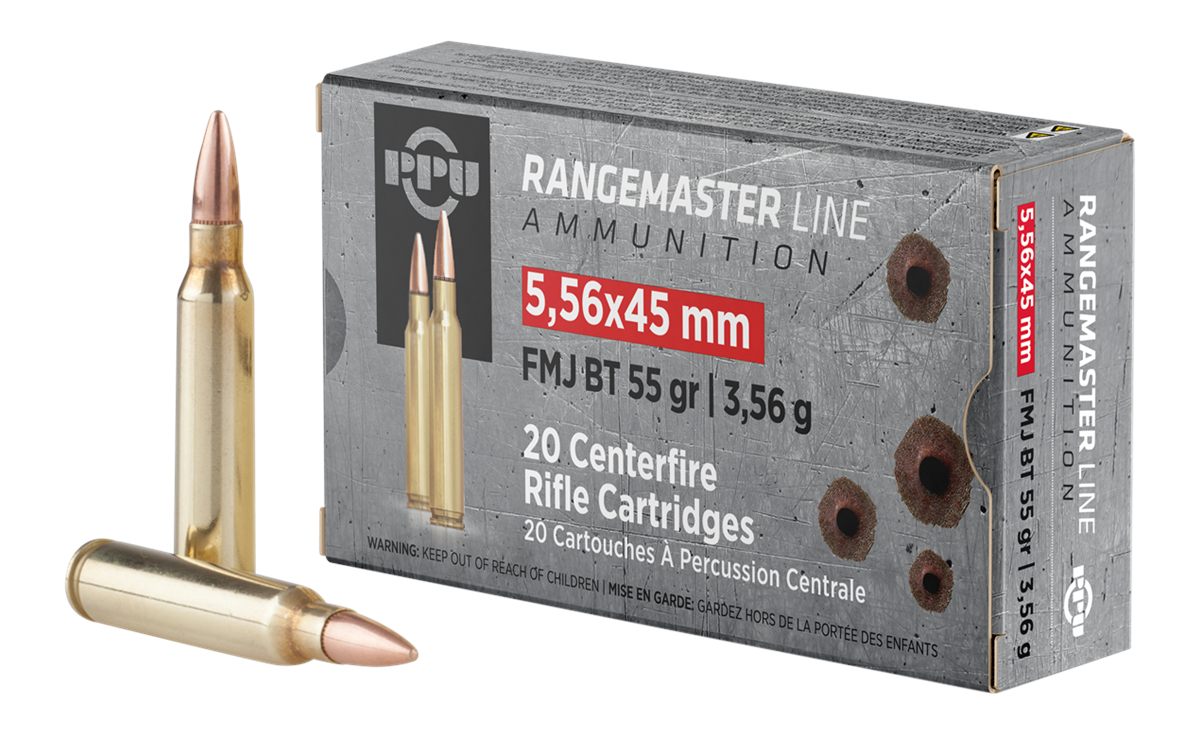 Prvi Partizan PPU PPRM5561 Rangemaster 5.56x45mmNATO 55gr Full Metal Jacket