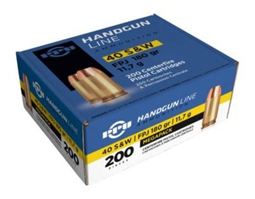 TRZ Trading PPU 40 S W Handgun Ammunition 180gr FMJ 935 fps 200/ct