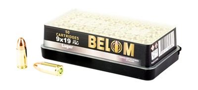 BELOM 9MM 124GR FMJ BRASS 50/1000 view 3