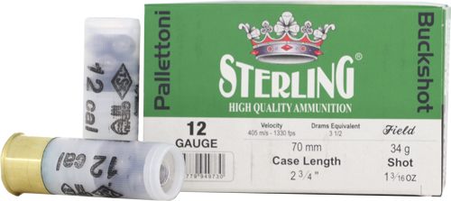 Sterling BIG Game 12GA 2.75in 00 Buck 9 Pellets 10RD 20BX/CS view 2