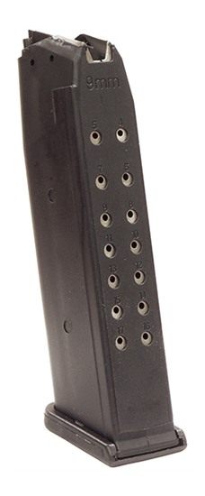 Red White Blue Rwb Mag Glock 17 9mm 17rd Steel Lined Blk