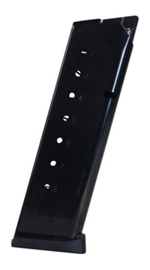 Red White Blue Rwb Mag 1911 45acp 8rd Black Rubber Buttpad