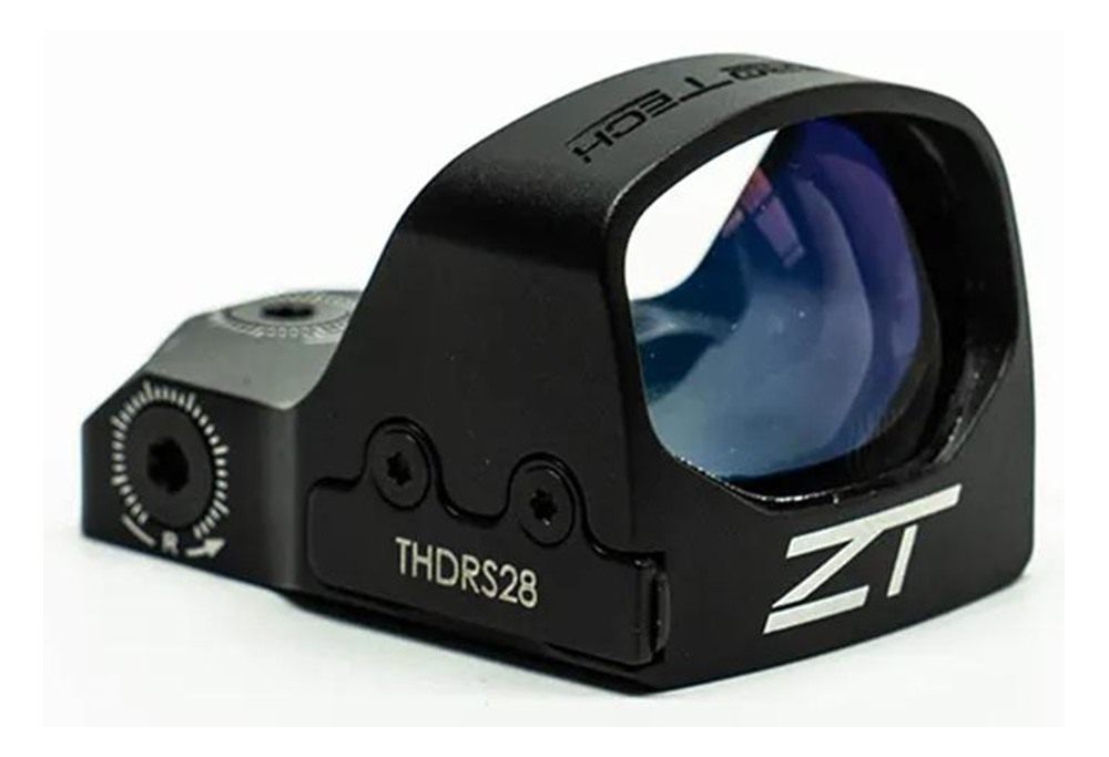 ZeroTech Tech Optics THDRS28GL Thrive HD Black 1x 28mm x 20mm 3 MOA Green D view 4