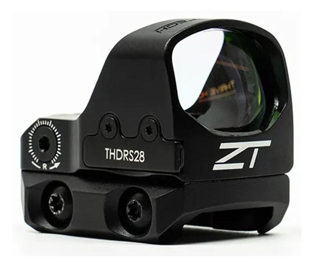 ZeroTech Tech Optics THDRS28GL Thrive HD Black 1x 28mm x 20mm 3 MOA Green D view 7
