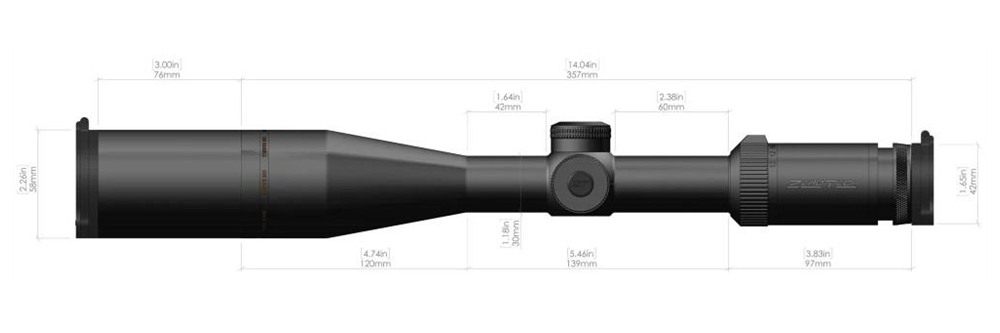 Zero Tech Thrive HD 6-24x50 Rifle Scope PHRii IR (MOA) view 6
