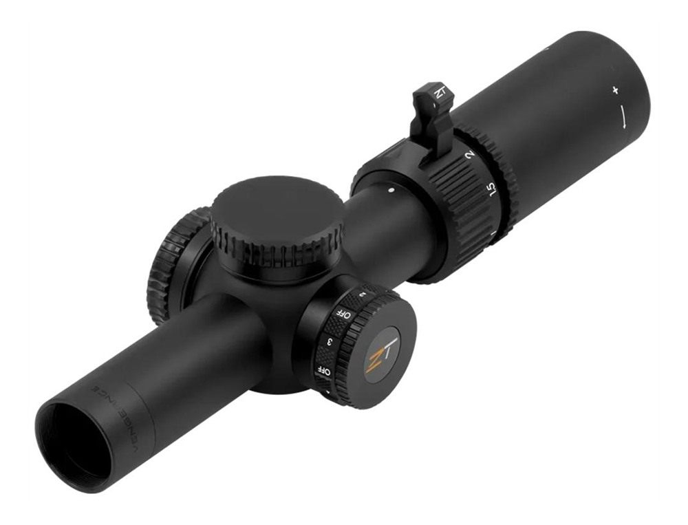 ZeroTech Vengeance LPVO Rifle Scope 1-6x24mm 30mm SFP RAR MOA Black view 3
