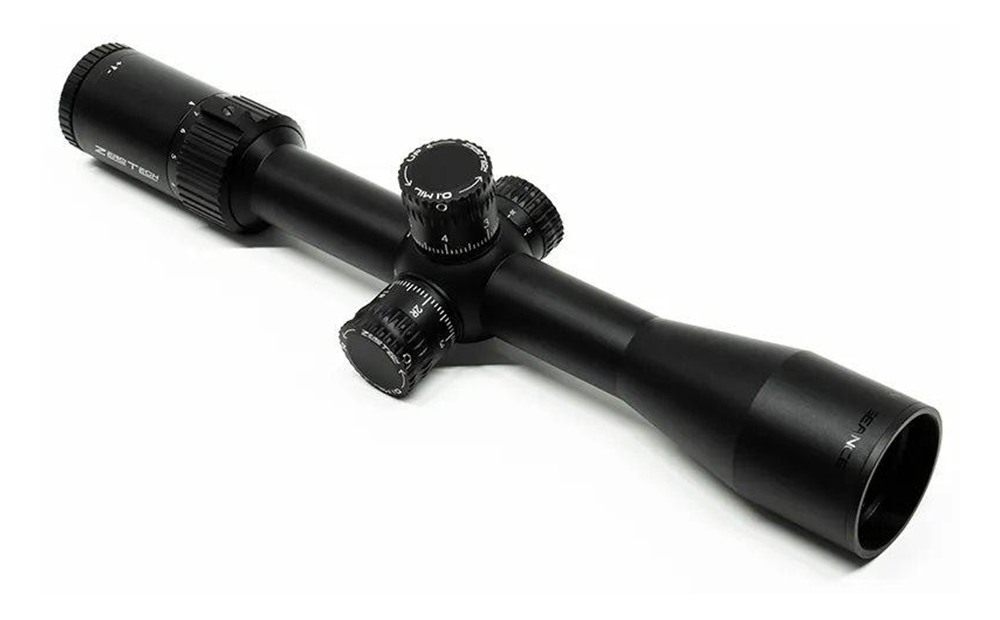 ZeroTech Vengeance Rifle Scope 4-16x44 30mm FFP RMG MOA Non-Illum Zero-Stop view 2