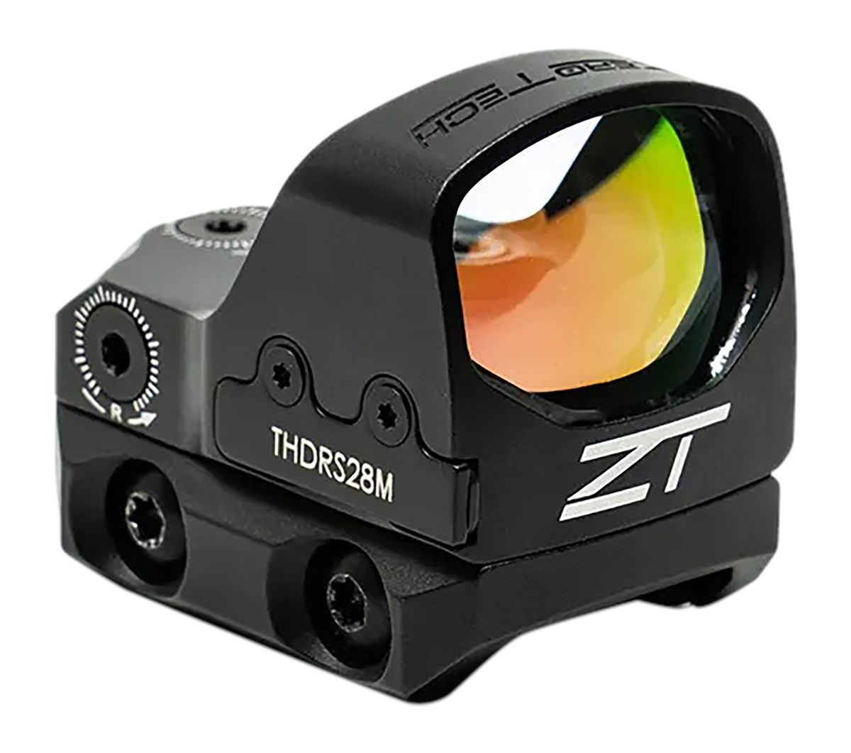 ZeroTech Tech Optics THDRS28ML Thrive HD Black 1x 28mm x 20mm