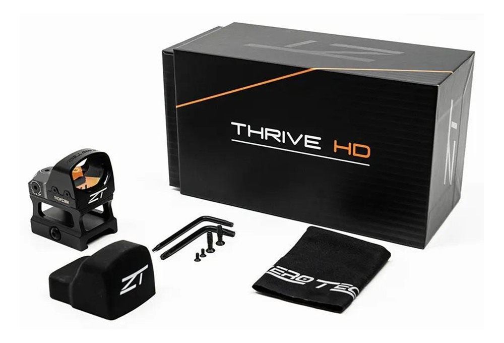 ZeroTech Tech Optics THDRS28MH Thrive HD Black 1x 28mm x 20mm view 3