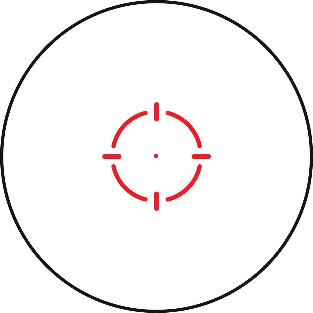 ZeroTech Tech Optics THDMM21 Thrive HD Black 1x 21mm x 15mm Multi Reticle R view 2
