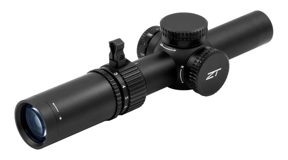 ZeroTech Vengeance Lpvo Rifle Scope 1-8x24mm 30mm SFP RAR MOA Black view 4